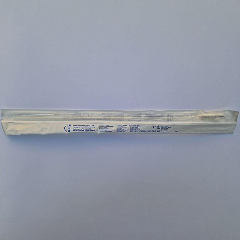 Катетер аспіраційний "ANGEL CARE", 12 Fr, з вакуум контролем, Kapkon конектор